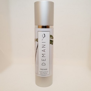 Recommended soothing cleanser by demani skincare