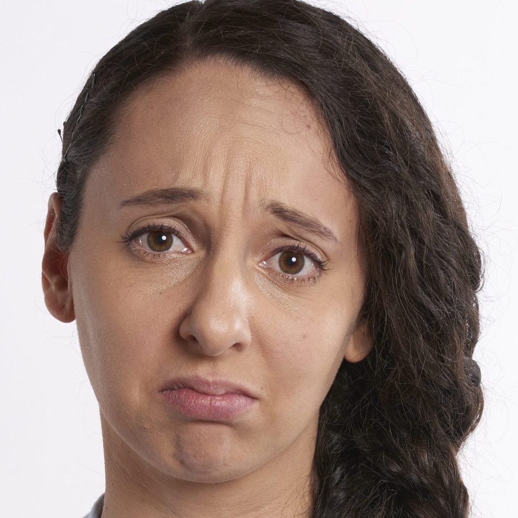 frown wrinkles can be treated with botox injection